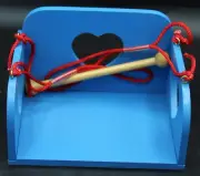 Vintage Wood Doll Swing Fits Cabbage Patch Dolls Care Bears Plush & Others