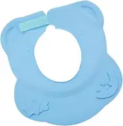 SWOOMEY 1pc Adjustable Shampoo Hat Silicone Bathing Cap with Ear Protector for Practical Cartoon Design Fits All Head Durable and Easy to Wear