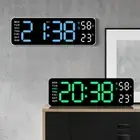 Large Digital Wall Clock Temperature Date Week Display for Home Bedroom Decor