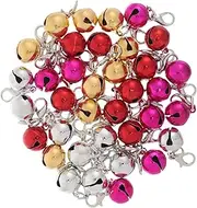 Abaodam 36Pcs Decorative Pet Collar Bells Colorful Iron Cat and Dog Bells for Collars Keychains Accessories Gentle Chime Sound Durable Versatile Pet Supplies