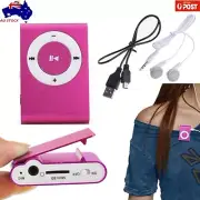 MP3 Player Mini USB Clip with 2 GB Micro SD Memory Card