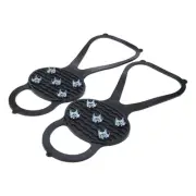 5 Teeth Ice for Shoes Ice Cleat Crampons for Hiking Fishing Walking