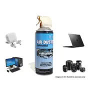 [AD-400] Air Duster Compressed Can Spray Safety High Pressure Dust Remove to Clean