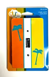 Circa 2005 Surfer Style Wood Light Switch Cover