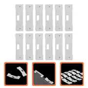 20 Pcs Blind Fixed Piece Window Shutters White Sheer Curtains Blinds