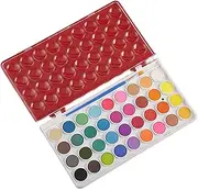 Valentines Heart Shaped Watercolors Paint Set Bulk Valentines For Kids Classroom Valentine Paint Set For Classroom, 36 colour