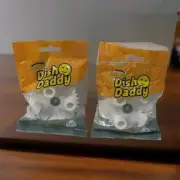 2 Scrub Daddy Dish Daddy Dishwand Adapters- Attaches Smile Face Sponge to Wand
