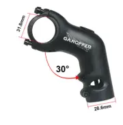 Aluminum Stems Road Mountain Bike Handlebar Bicycle Short Stem 28.6*31.8mm