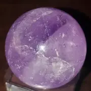 Lavender Amethyst Quartz Sphere Marble 32mm, 45g