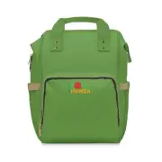 Multifunctional Diaper Backpack | Green Color |I love hunza