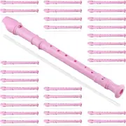 30 Pack 8 Hole Soprano Recorder Descent Flute German Musical Recorders Beginners