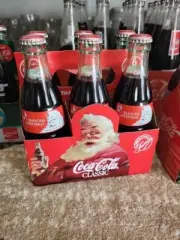 6 Pack Of Commemorative Coca Cola Bottles 1990