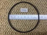 143mm Folded Length - 2mm Square Rubber Belt for CD-Cassette Deck -VCR - Player