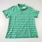 Van Heusen Studio Polo Shirt Men’s XXL Green Checkered Pattern NWT MSRP $45