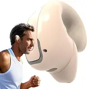 Wireless Open Ear Earbuds - Lightweight Clip On Headphones,Waterproof Wireless Earphones Touch Control Earbuds for Outdoor Running Working Out