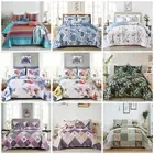 Soft Floral Bedspread Coverlet Set Patchwork Quilted Queen King Size Bedding AU