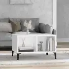Wooden Coffee Table White Side Sofa Lounge Rectangle 60x50x36.5cm Wood