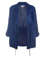 DVF Diane Von Furstenberg BRADY SEQUINED Embellished Jacket Blazer Top $545