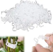 Wzenclave 200 PCs Plant Support Clips,Reusable Garden Clips,Plastic Trellis Plant Support Clips for Support, Garden Clips for Climbing Plants, Vegetables Grape Vine Tomato Plant Fixing Clips