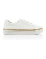 [VERALI] Quay Flatform Sneakers in White
