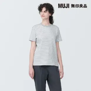 【MUJI 無印良品】女有機棉柔滑圓領短袖T恤(共5色)