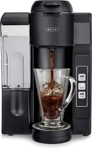 Single Serve Coffee Maker Dual Brew K-Cup Compatible Ground Coffee Brewer Tank
