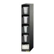 San Jamar Carlisle L2204 Dimension Straw/Lid Tower