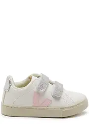 Veja Kids Esplar Leather Sneakers (IT22-IT27) - White - 7.5 Baby 7.5 BABY