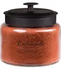 Crossroads Cinnamon Bun Scented 4-Wick Candle, 64 Ounce