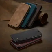 Leather Wallet Flip Case Cover For Samsung S21 S22 S23 S24 Ultra S20 FE A14 A53