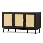 ALFORDSON Buffet Sideboard 140cm Black