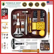 Portable Watch Repair Tool Set - 147 PCS Including Spring Bar and Case Opener