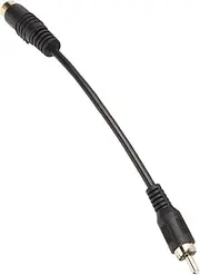 S Video to Cord, Universal Female to Male Plug and Play Mini DIN 4 Pin to Cable for DVD Player for PC