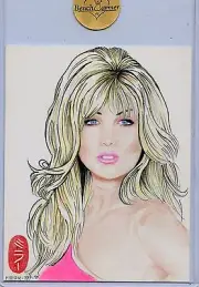 2007 BENCHWARMER BRANDE RODERICK JUMBO SKETCH CARD BY MILLER