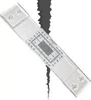 Measurement Tool - Structural Damage Gauge, Inspection Scale Card | Precision Inspection Gauge, Accurate Monitoring Record Tool, Measuring Instrument for Monitoring Wall Deformation