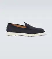 [Tod's] Tod's Slip-on suede loafers UK 8 black