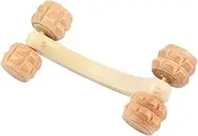 Portable Neck Back Massager Wooden Finger Massage Ball for Muscle Relaxation Body Roller for Stretching