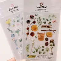 在飛比找蝦皮購物優惠-韓國suatelier貼紙｜植物系列 貼紙 手帳貼