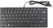 [axGear] Ultra Thin Wired USB Mini PC Keyboard for PC Apple Mac Laptop Notebooks