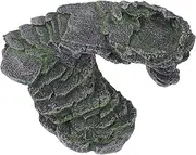 OSALADI Turtle Basking Platform Tortoise Climbing Ramp Platform Reptile Resting Terrace Aquarium Fish Tank Mountain View Stone Ornament for Frogs Newts