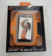 Lifeworks Sports Sleeve IPhone 5 4/4S High Performance Adjustable Armband Orange
