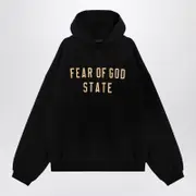[Fear of God Essentials] Black Hoodie With Logo XXS Black