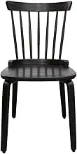 CVBFDB Dining Chair Cafe Solid Wood Chair Backrest Leisure Solid Wood Dining Chair(White-Mountain peach7)