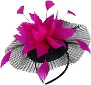 [BESTYASH] Mesh Hat Hats Women Umbrella Hat Caps Bride Pink Hats Festival Cowgirl Hat Decorations Wedding Topper Tops Hats Headwear Rave Costume Running Hat Goth Rosy