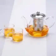 Heat-resistant Tea Cup Office Clear Glass Teapot Kettle Stovetop