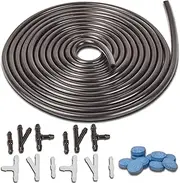 Awave bloom Premium Windshield Washer Hose Kit, includes 4 Meter Washer Fluid Hose and 12 Pcs Hose Connectors, for Car Windshield Washer Nozzle Installation