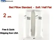 Ikea Bed Pillow Standard / Queen, 2 pcs. Economic, SOFT, Semi-Flat, 26 x 20 in.