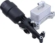 HouYeen Oil Filter Housing and Cooler Assembly for Merce-des C E GLK M S V Class W204 W205 A205 C204 C205 S204 S205 W212 A207 C207 S212 X204 W166 W221 V221 V222 X222 W447 CLS GLC GLE SLC Viano W639