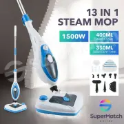 Maxkon 1500W 13in1 Steam Mop Cleaner Hand Held Washer Set Steamer w/Bonus