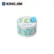 【KING JIM】HITOTOKI SODA 透明PET卷狀膠帶 單張貼紙款 20MM 花環(宮下和設計款)